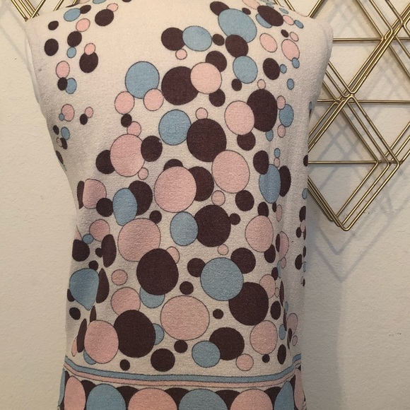 Vintage Mod Sleeveless Blouse - Picture 3 of 6